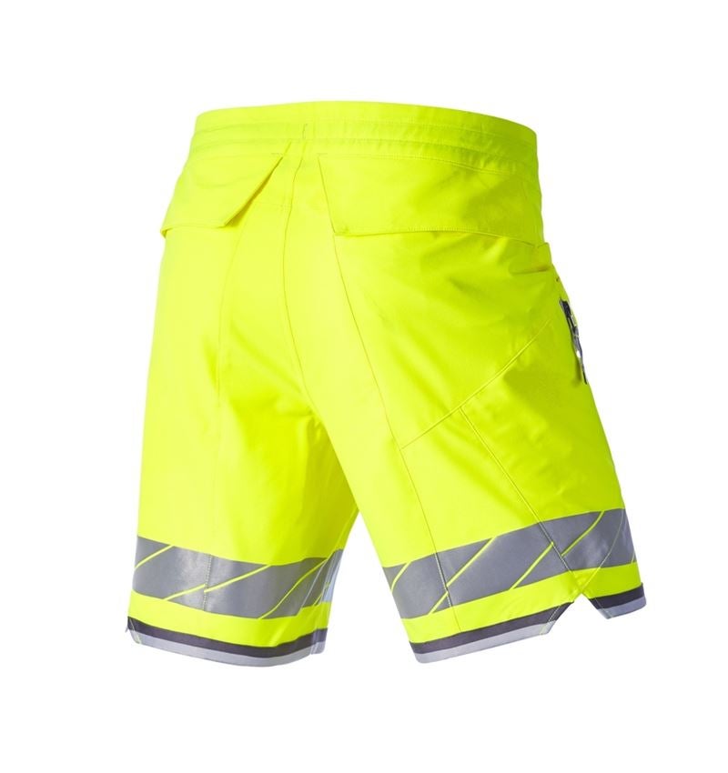 Spodnie robocze: Szorty funkcyjne odblaskowe e.s.ambition + żółty ostrzegawczy/antracytowy 9