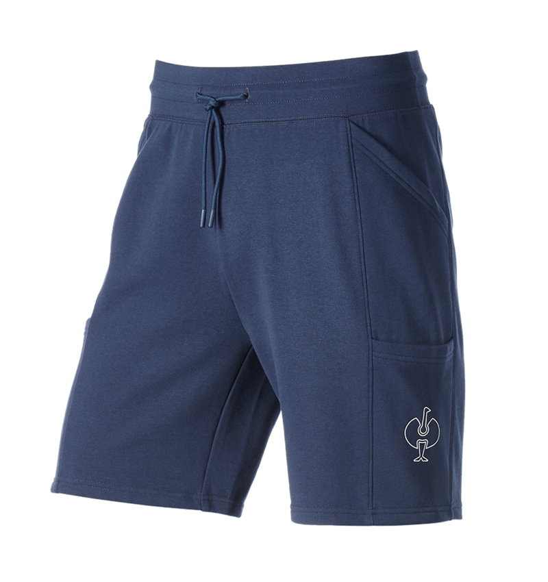 Spodnie robocze: Szorty dresowe light e.s.trail + niebieski marine/biały 4