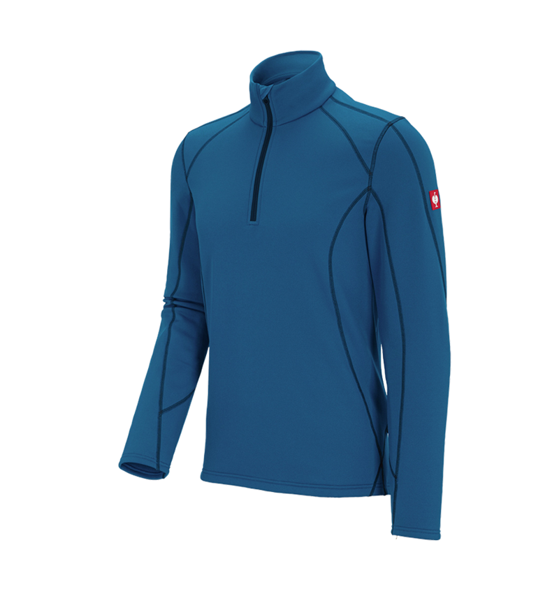 Koszulki | Pulower | Koszule: Bluza Troyer funkc. thermo stretch e.s.motion 2020 + atol/granatowy 2