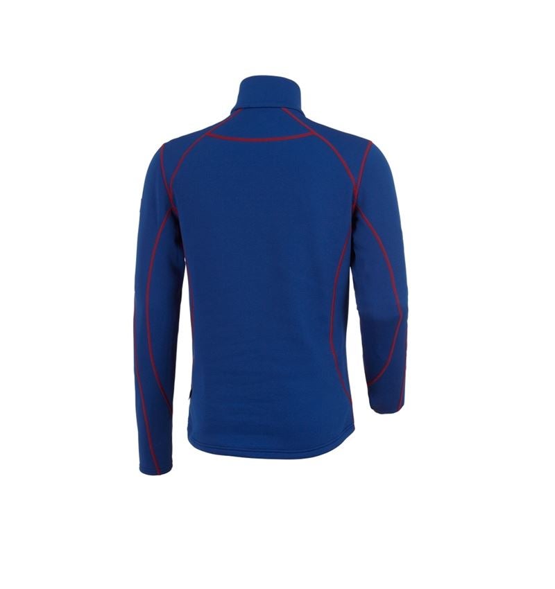 Koszulki | Pulower | Koszule: Bluza Troyer funkc. thermo stretch e.s.motion 2020 + chabrowy/ognistoczerwony 3