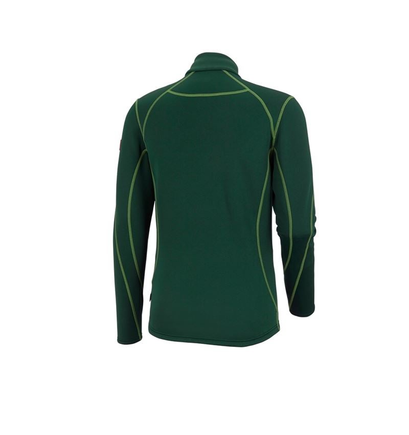 Koszulki | Pulower | Koszule: Bluza Troyer funkc. thermo stretch e.s.motion 2020 + zielony/zielony morski 3