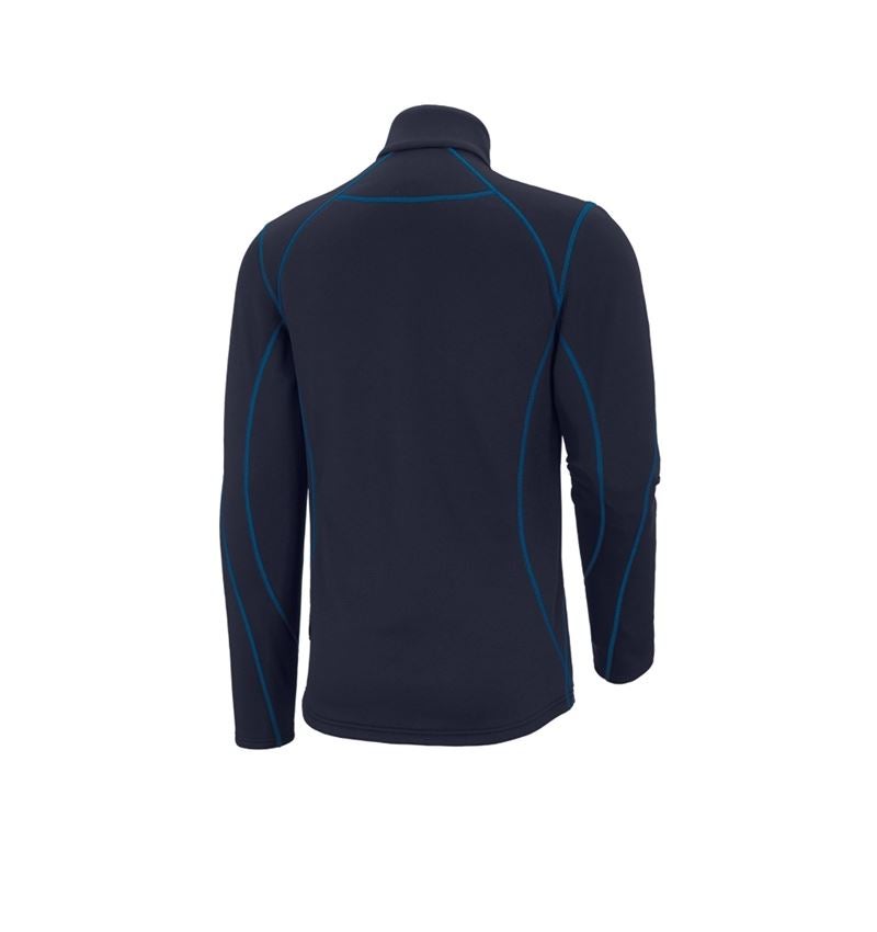 Koszulki | Pulower | Koszule: Bluza Troyer funkc. thermo stretch e.s.motion 2020 + granatowy/atol 3
