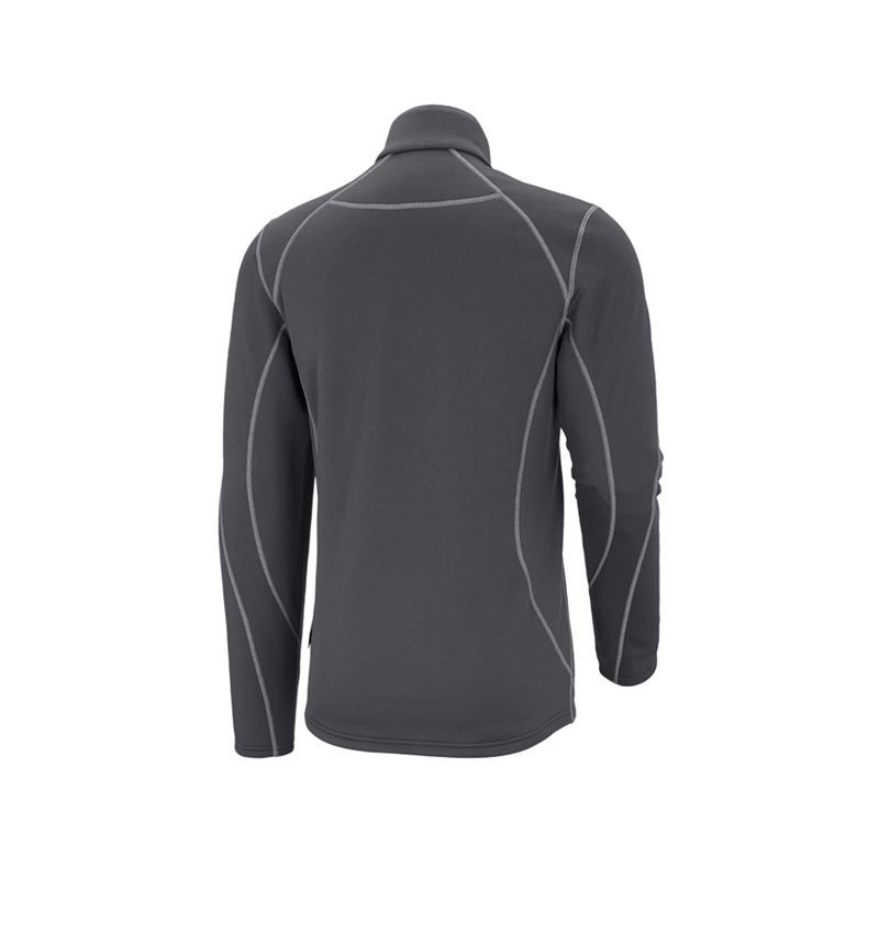 Koszulki | Pulower | Koszule: Bluza Troyer funkc. thermo stretch e.s.motion 2020 + antracytowy/platynowy 3