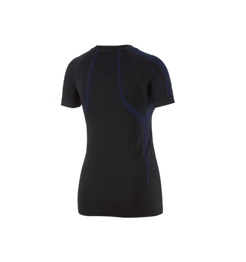 Bielizna funkcyjna: Koszulka funkcyjna e.s. bezszwowa – warm, damska + czarny/niebieski chagall 3