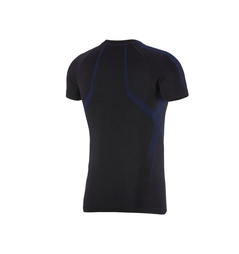 Chłód: e.s. Koszulka funkcyjna seamless – warm + czarny/niebieski chagall 2