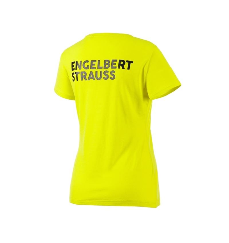 Odzież: Koszulka Merino e.s.trail, damska + żółty acid/czarny 4