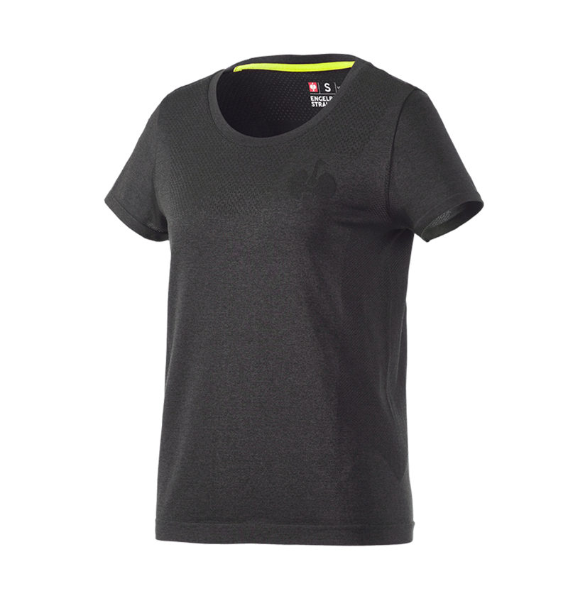Tematy: Koszulka seamless e.s.trail, damska + czarny melanżowy 2