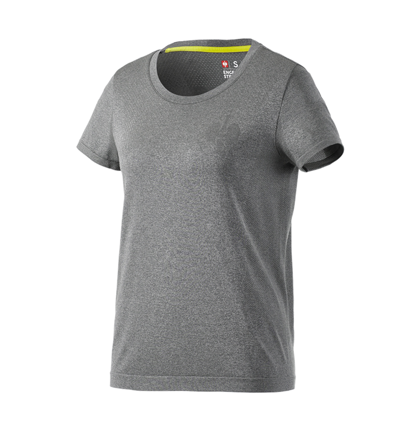 Koszulki | Pulower | Bluzki: Koszulka seamless e.s.trail, damska + szary bazaltowy melanżowy 3
