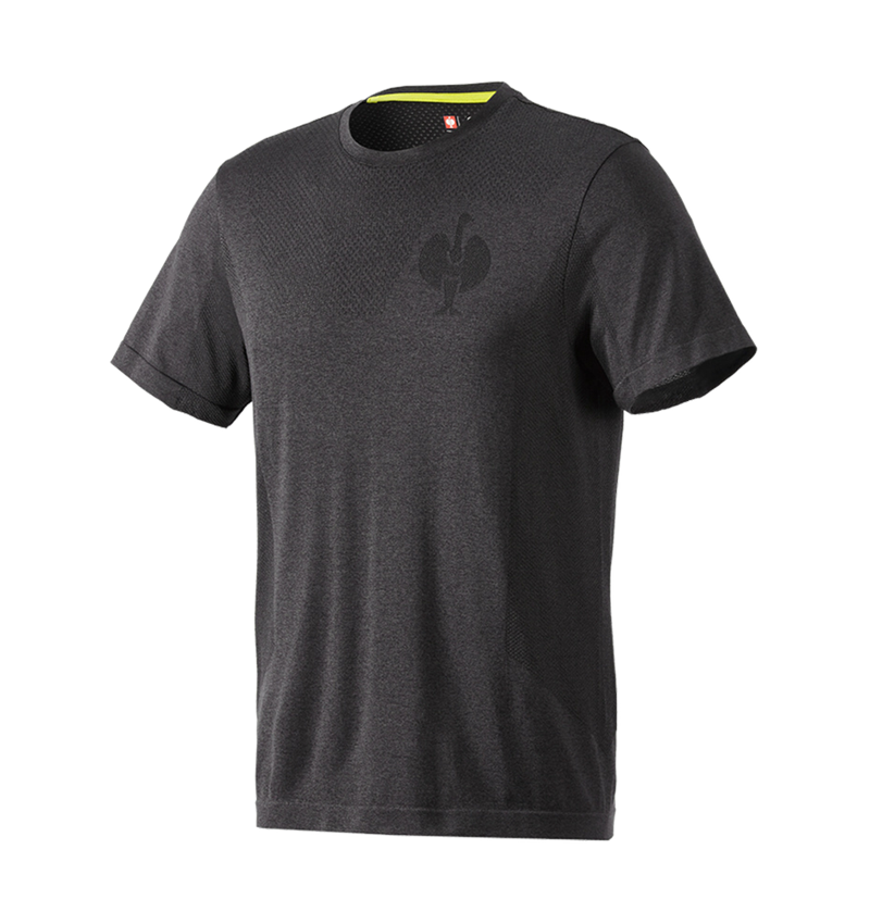 Koszulki | Pulower | Koszule: Koszulka seamless e.s.trail + czarny melanżowy 2