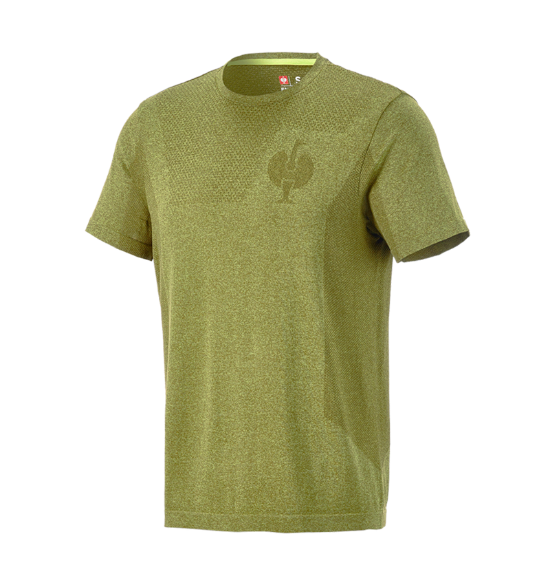 Koszulki | Pulower | Koszule: Koszulka seamless e.s.trail + zielony jałowcowy melanżowy 4