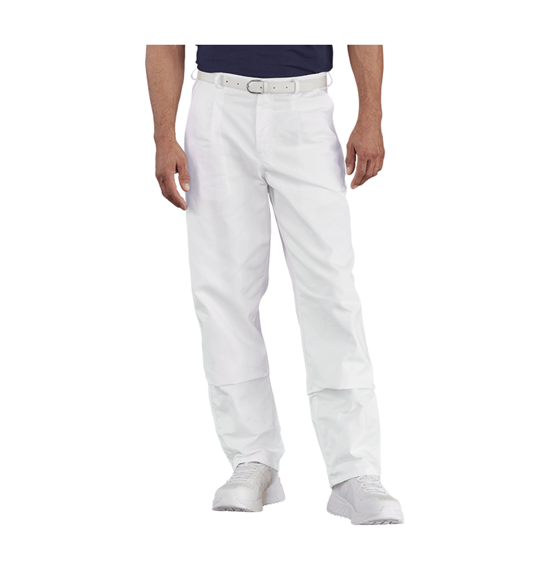 Spodnie robocze: Spodnie medyczne męskie Christoph + biały
