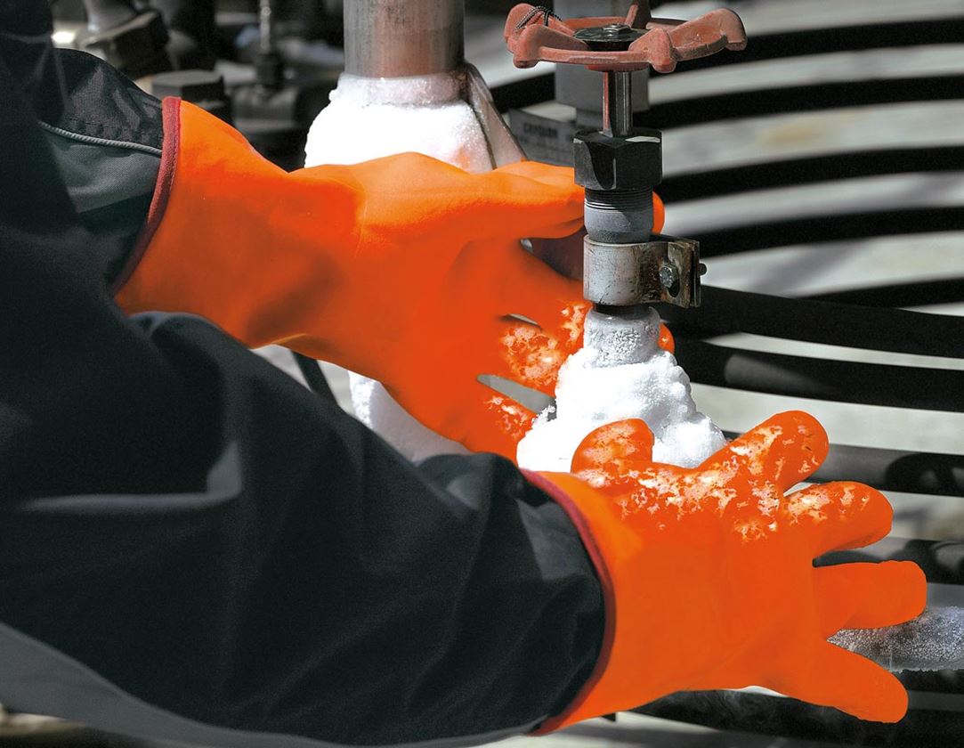 Odporność chemiczna: Rękawice chroniące przed zimnem z powłoką PCW