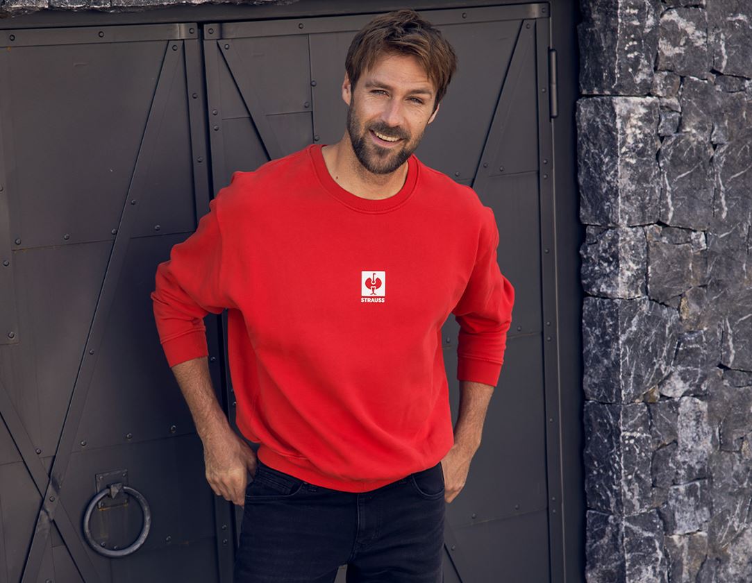 Koszulki | Pulower | Koszule: e.s.pop up sweatshirt katowice + strauss czerwony 1