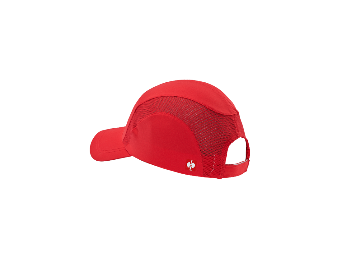 Tematy: e.s. Funkcyjna czapka z daszkiem light + czerwony