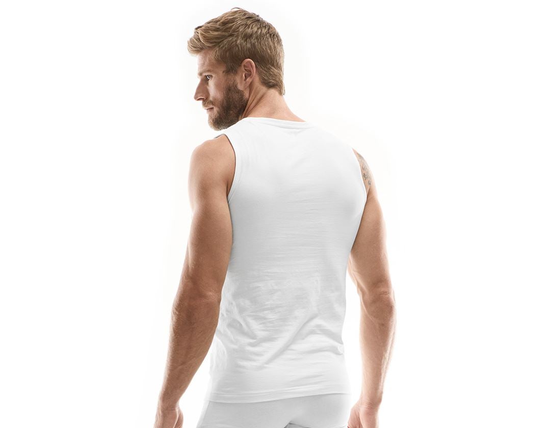 Bielizna | Odzież termoaktywna: e.s. cotton stretch Koszulka sportowa + biały 1