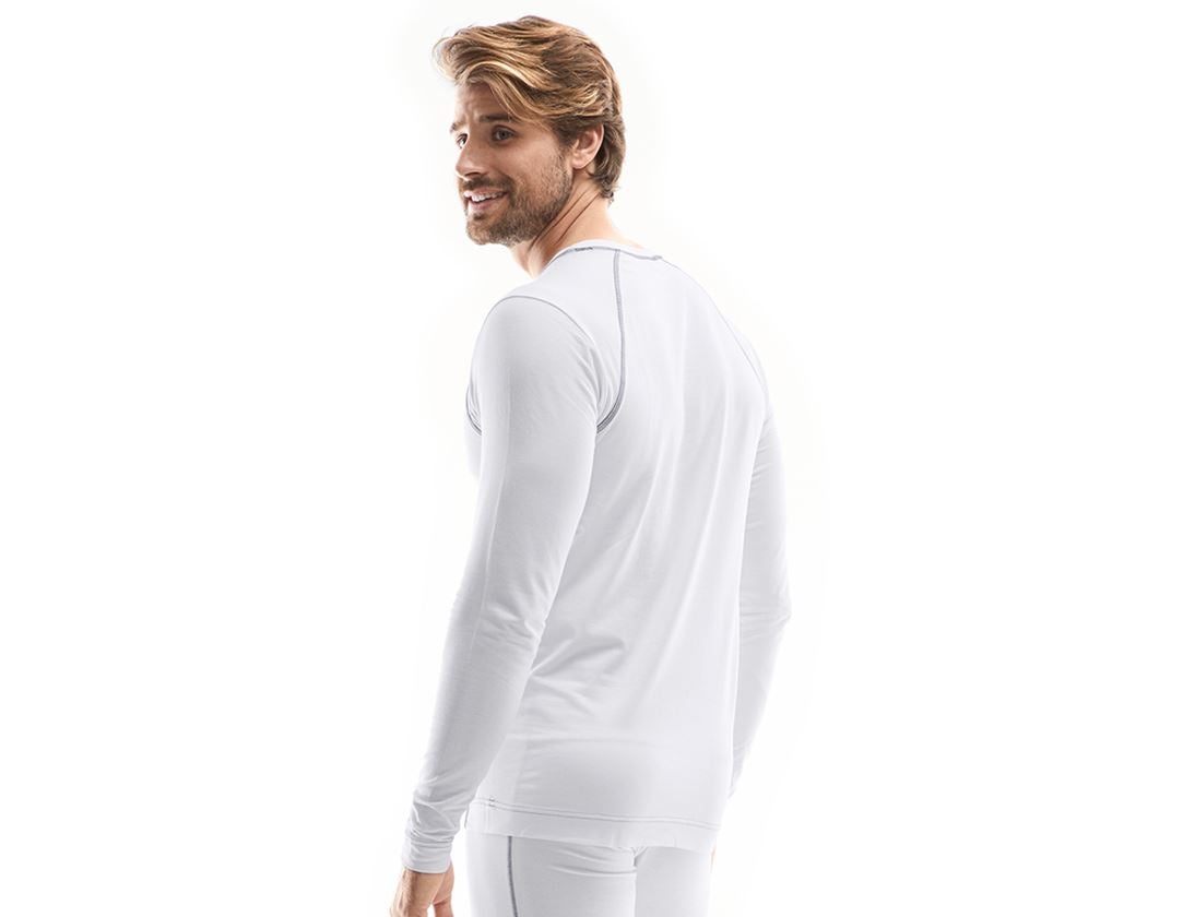 Bielizna | Odzież termoaktywna: e.s. cotton stretch Bluzka długi rękaw + biały 1