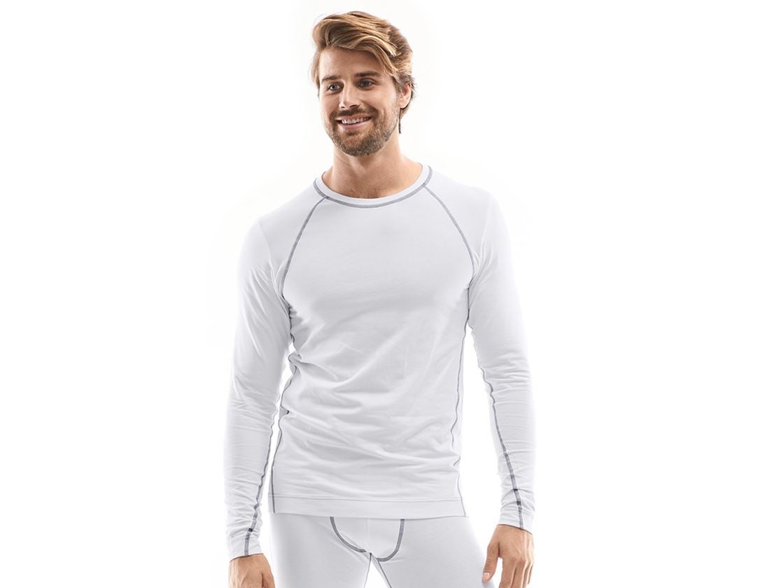Bielizna | Odzież termoaktywna: e.s. cotton stretch Bluzka długi rękaw + biały