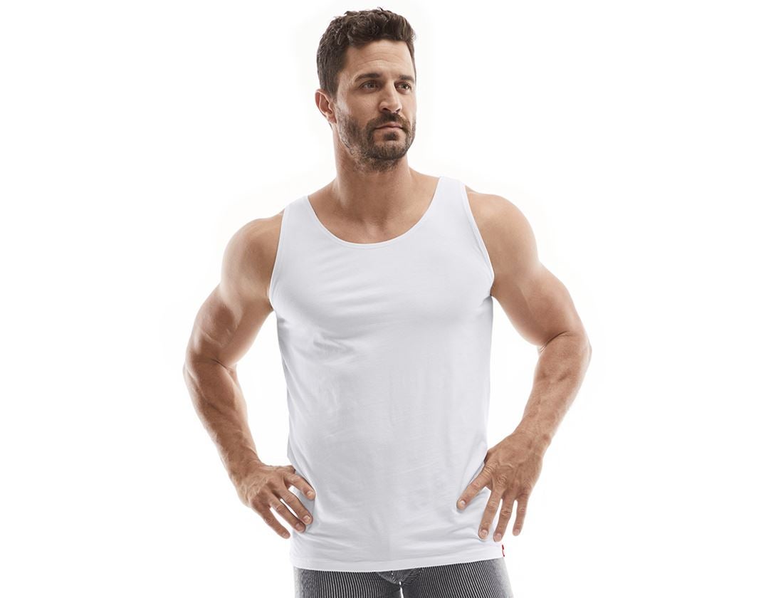 Bielizna | Odzież termoaktywna: e.s. Modal Koszulka sportowa + biały