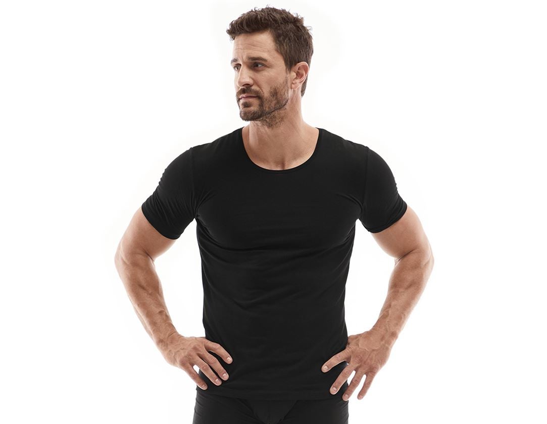 Bielizna | Odzież termoaktywna: e.s. Modal Koszulka + czarny