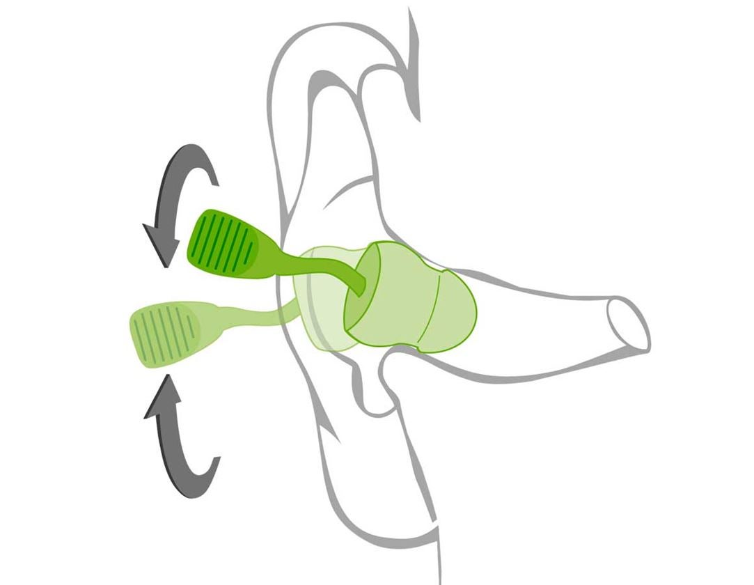 Zatyczki: Zatyczki do uszu Twisters + zielony 2