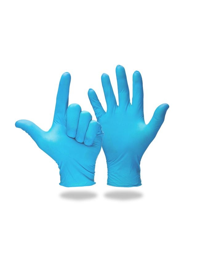 Rękawice powlekane: Jednoraz. rękawice lateks. do bad. lek., bezpudr. + niebieski