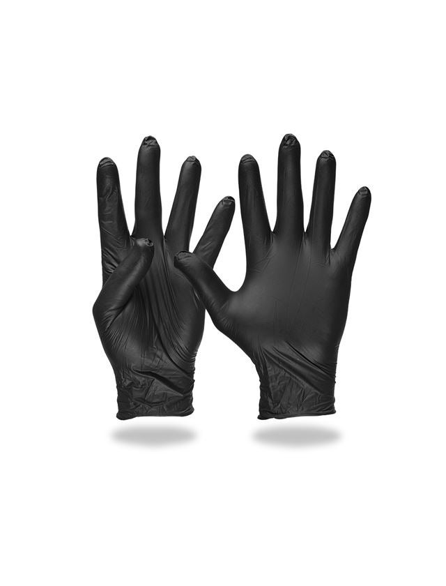 Rękawiczki jednorazowe: Jednoraz. rękawice nitryl. do bad. lek., bezpudr. + czarny