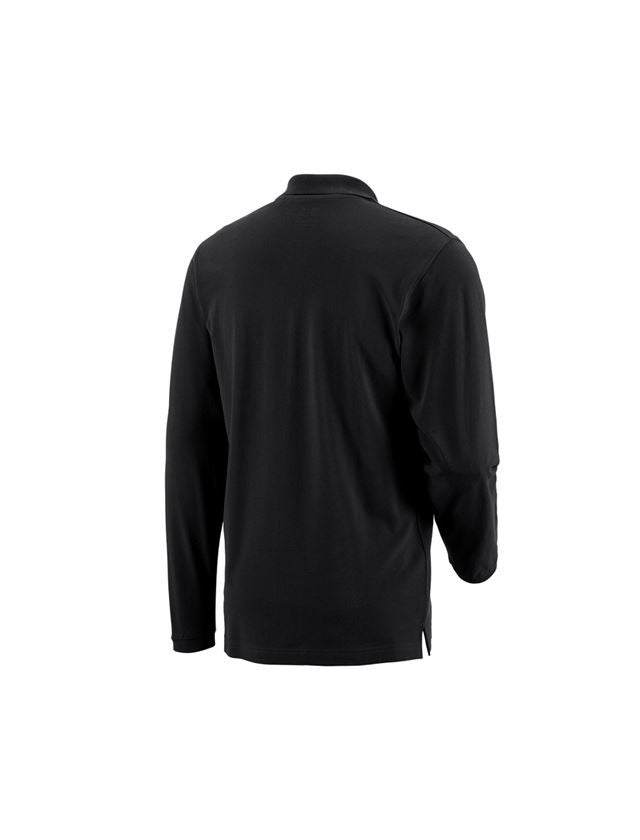 Koszulki | Pulower | Koszule: e.s. Koszulka polo długi rękaw cotton Pocket + czarny 2
