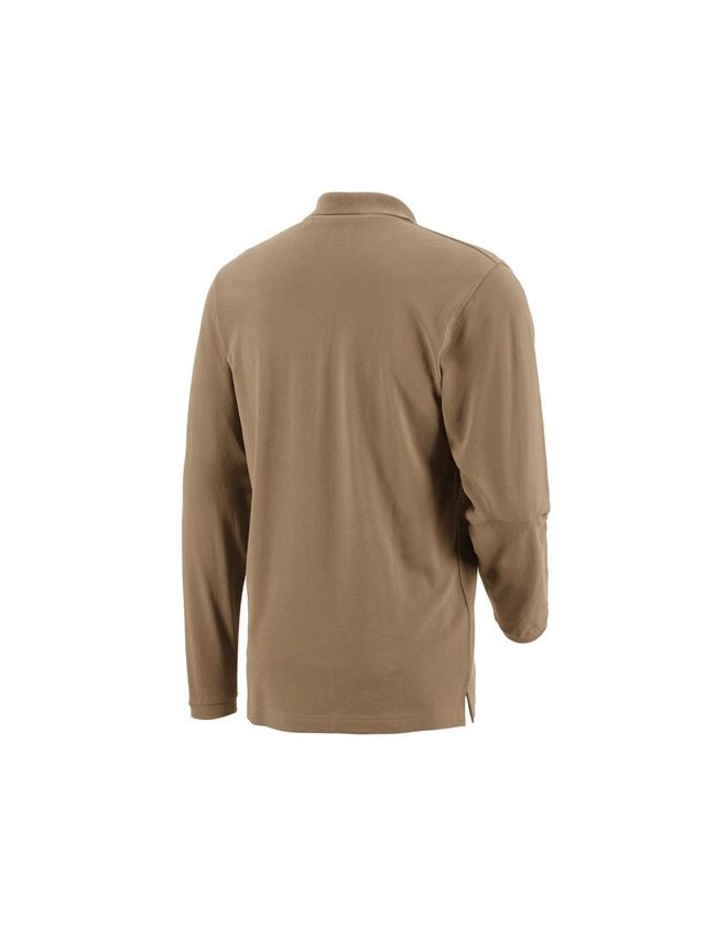 Koszulki | Pulower | Koszule: e.s. Koszulka polo długi rękaw cotton Pocket + khaki 1