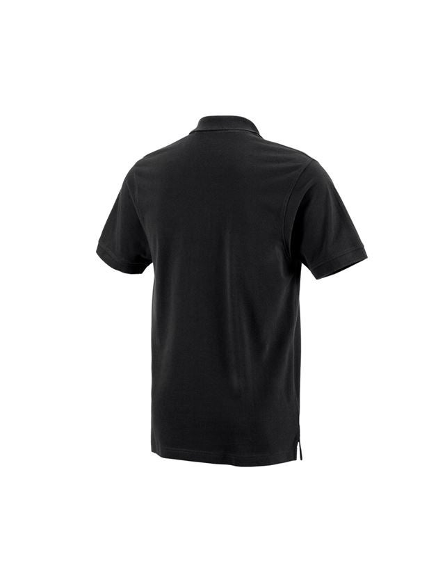 Koszulki | Pulower | Koszule: e.s. Koszulka polo cotton Pocket + czarny 3