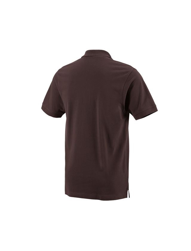 Koszulki | Pulower | Koszule: e.s. Koszulka polo cotton Pocket + brązowy 1
