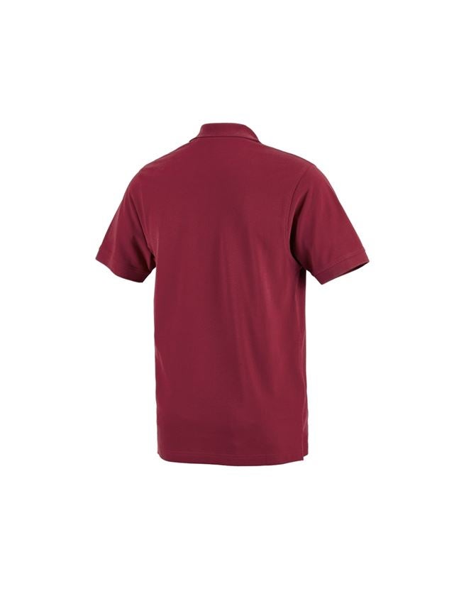 Koszulki | Pulower | Koszule: e.s. Koszulka polo cotton Pocket + bordowy 1