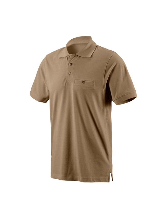 Koszulki | Pulower | Koszule: e.s. Koszulka polo cotton Pocket + khaki 2