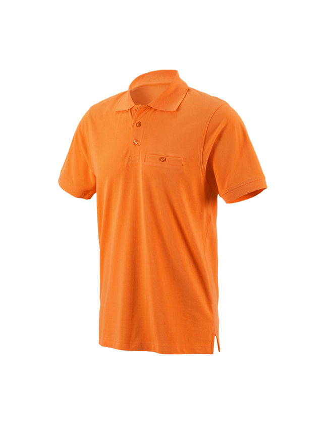 Koszulki | Pulower | Koszule: e.s. Koszulka polo cotton Pocket + pomarańczowy