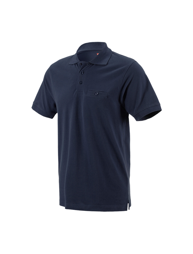 Koszulki | Pulower | Koszule: e.s. Koszulka polo cotton Pocket + granatowy 2