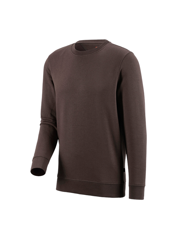 Koszulki | Pulower | Koszule: e.s. Bluza poly cotton + kasztanowy