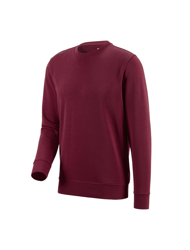 Koszulki | Pulower | Koszule: e.s. Bluza poly cotton + bordowy