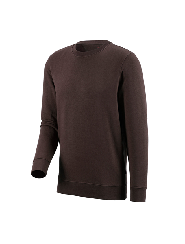 Koszulki | Pulower | Koszule: e.s. Bluza poly cotton + brązowy