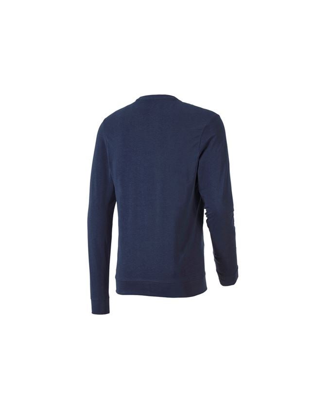 Koszulki | Pulower | Koszule: e.s. Bluzka długi rękaw cotton stretch + granatowy 1