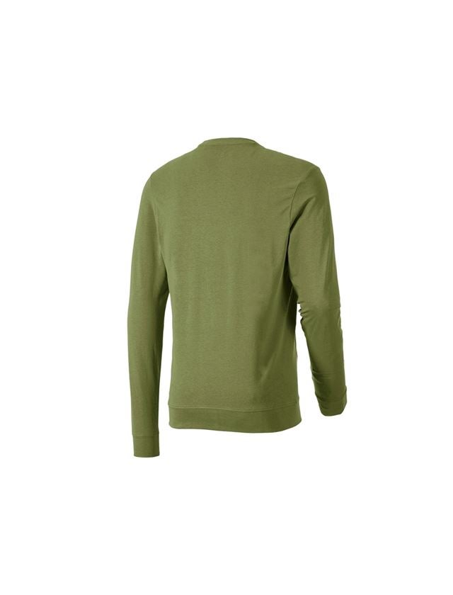 Koszulki | Pulower | Koszule: e.s. Bluzka długi rękaw cotton stretch + leśny 3