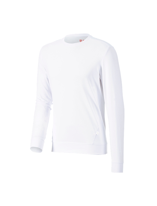 Koszulki | Pulower | Koszule: e.s. Bluzka długi rękaw cotton stretch + biały 1