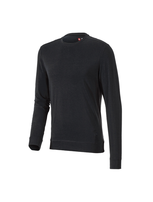 Koszulki | Pulower | Koszule: e.s. Bluzka długi rękaw cotton stretch + czarny 2