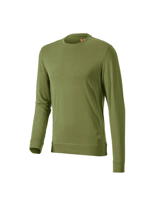 Koszulki | Pulower | Koszule: e.s. Bluzka długi rękaw cotton stretch + leśny 2