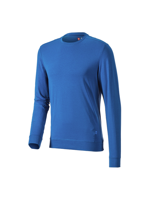 Koszulki | Pulower | Koszule: e.s. Bluzka długi rękaw cotton stretch + niebieski chagall