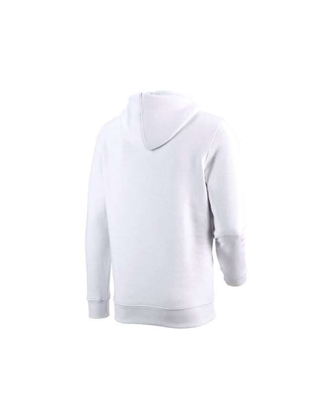 Ciesla / Stolarz: e.s. Bluza z kapturem poly cotton + biały 2