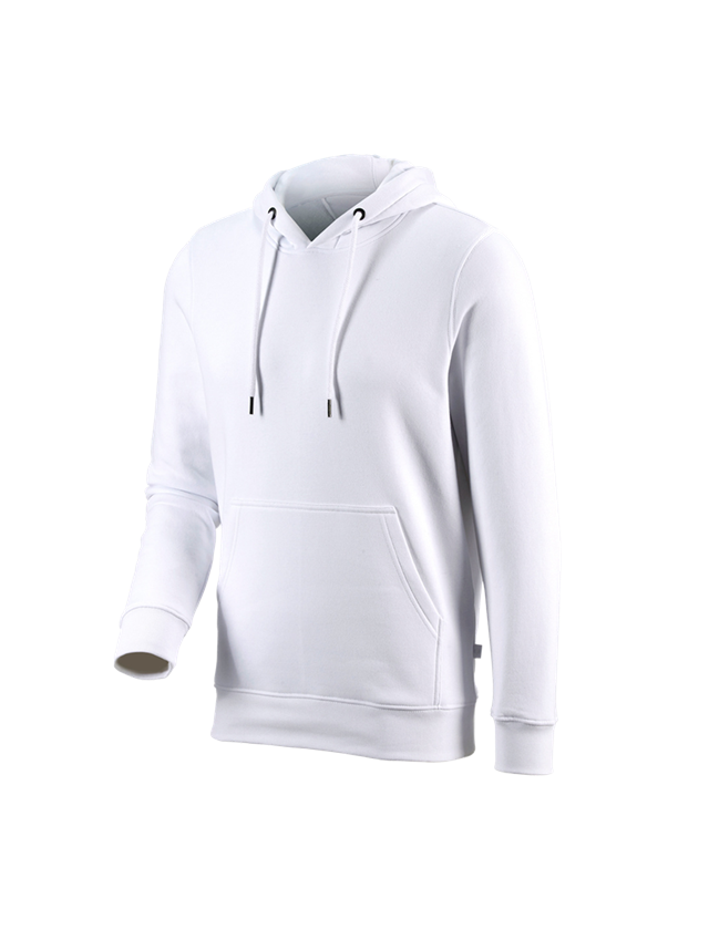 Koszulki | Pulower | Koszule: e.s. Bluza z kapturem poly cotton + biały 1