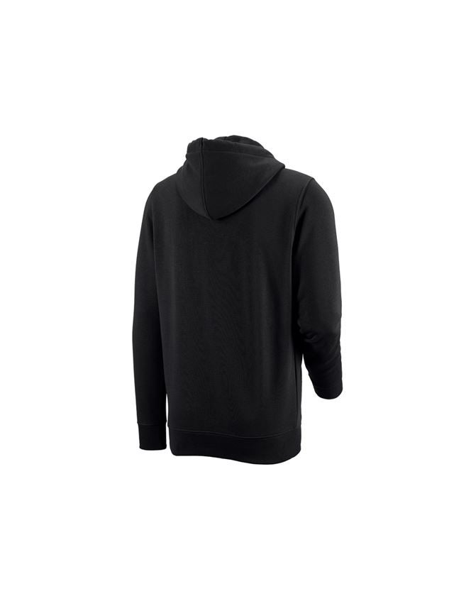 Koszulki | Pulower | Koszule: e.s. Bluza rozpinana z kapturem poly cotton + czarny 3