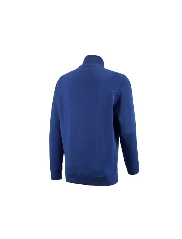 Koszulki | Pulower | Koszule: e.s. Bluza z dekoltem na suwak poly cotton + chabrowy 1