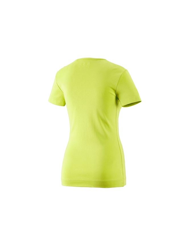 Koszulki | Pulower | Bluzki: e.s. Koszulka cotton dekolt w serek, damska + majowa zieleń 1