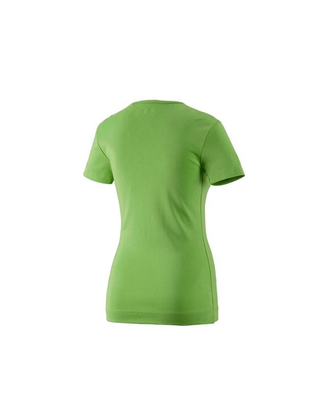 Tematy: e.s. Koszulka cotton dekolt w serek, damska + zielony morski 1