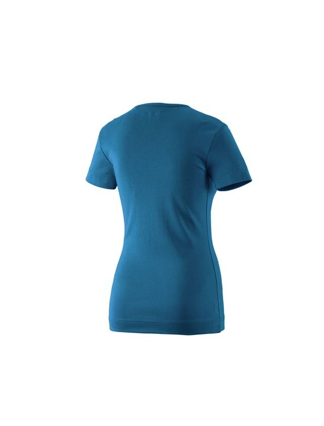 Koszulki | Pulower | Bluzki: e.s. Koszulka cotton dekolt w serek, damska + atol 1